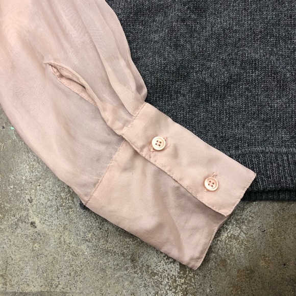 Dondup Sweater Shirt Combo Cashmere Merino Wool S - Picture 3 of 8